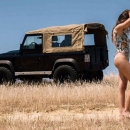 Girl and Land Rover (5)