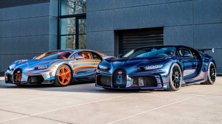 Bugatti-მ ორი უნიკალური Chiron წარმოადგინა