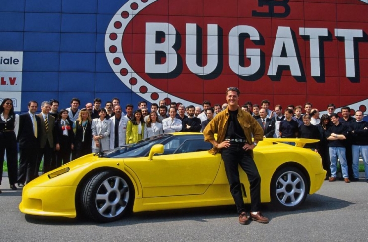 მიხაილ შუმახერის Bugatti გერმანიის წყალდიდობამ დააზიანა