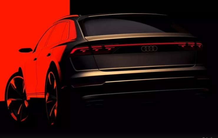 განახლებული Audi Q8: განახლებული და მოწინავე განათების ტექნოლოგია