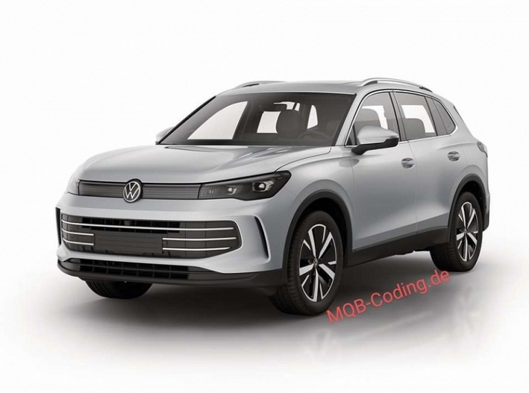 Volkswagen Tiguan 2024 მთლიანად დეკლარირებულია. იგი დამზადებულია Volkswagen ID ელექტრო მანქანების სტილში