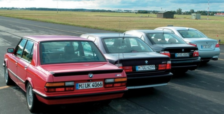 BMW M5-ის ევოლუცია 4 წუთში (+ ვიდეო)