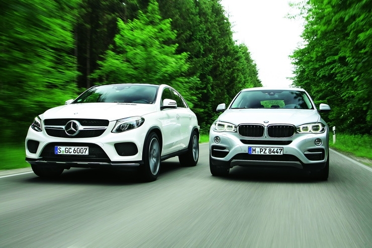 იურიული პერიოდის მანქანები: Mercedes GLE Coupe და BMW X6
