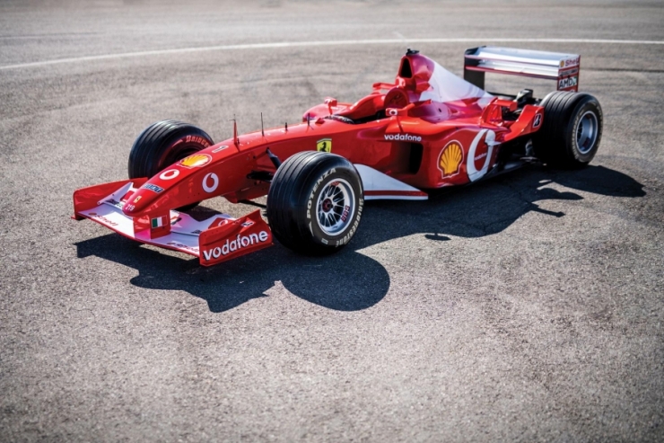 შუმახერის საჩემპიონო Ferrari-ს ბოლიდი 6,6 მილიონ დოლარად გაიყიდა