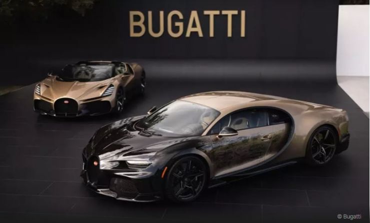 „ოქროს“ Bugatti W16 Mistral სპეც-შეკვეთით 