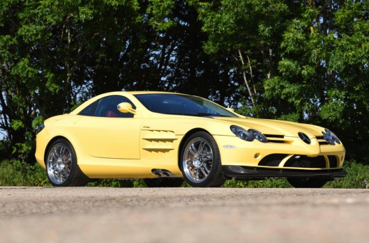 ძალიან ყვითელი Mercedes-Benz SLR McLarens-ის წყვილი აუქციონზე გაიყიდება